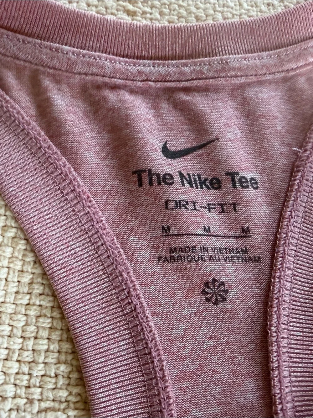 Nike Women’s Dri-FIT Racerback Tank Top - Mauve